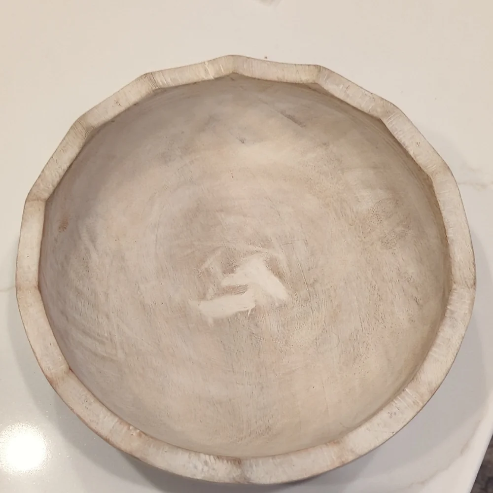 Rustic Wooden Bowl - Picture 2 of 8